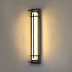 Waterproof LED Outdoor Wall Lamp in Alabaster Design