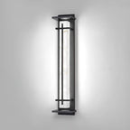 Waterproof LED Outdoor Wall Lamp in Alabaster Design