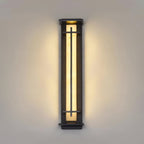 Waterproof LED Outdoor Wall Lamp in Alabaster Design