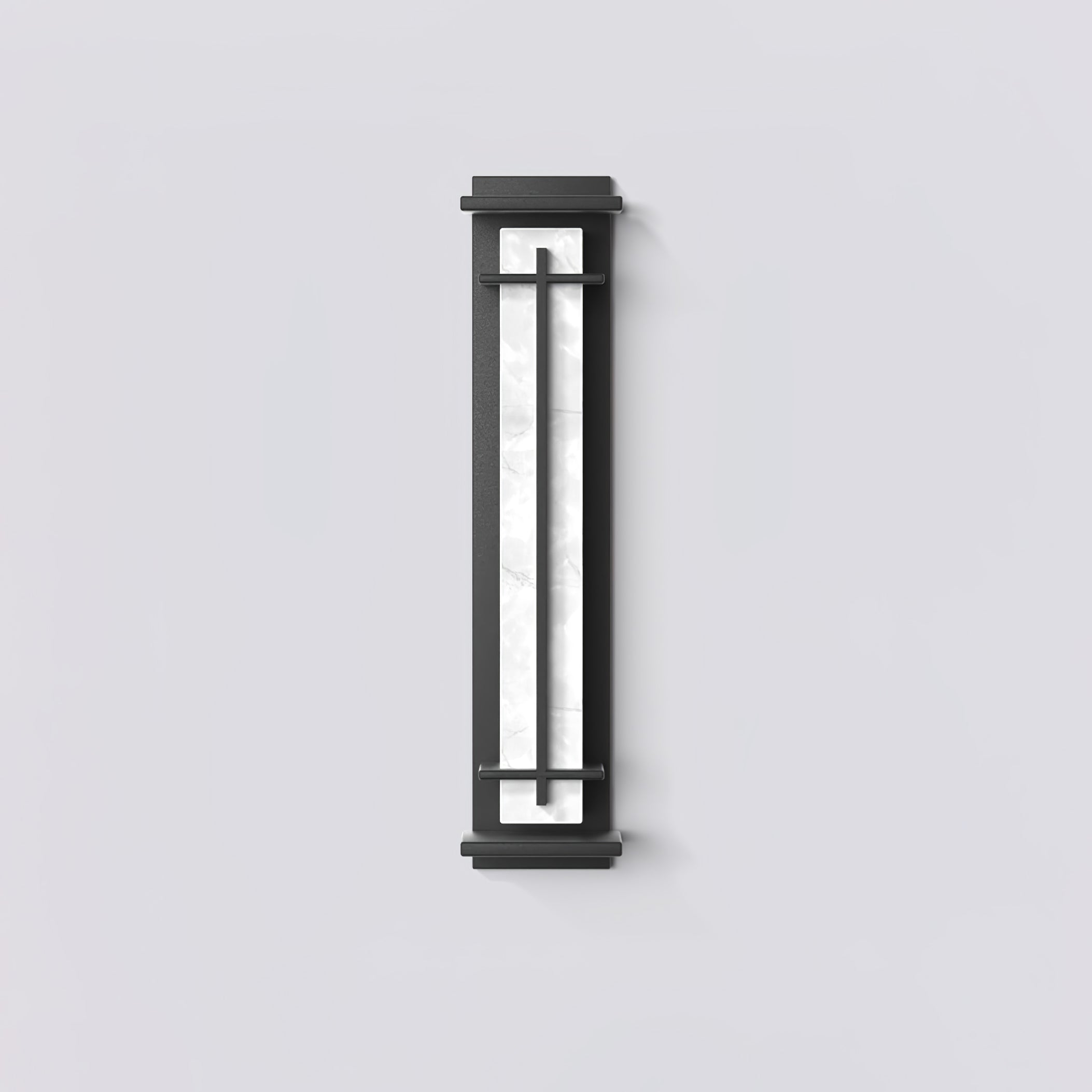 Waterproof LED Outdoor Wall Lamp in Alabaster Design
