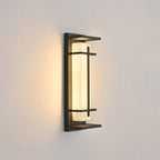 Waterproof LED Outdoor Wall Lamp in Alabaster Design