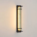 Waterproof LED Outdoor Wall Lamp in Alabaster Design