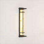 Waterproof LED Outdoor Wall Lamp in Alabaster Design