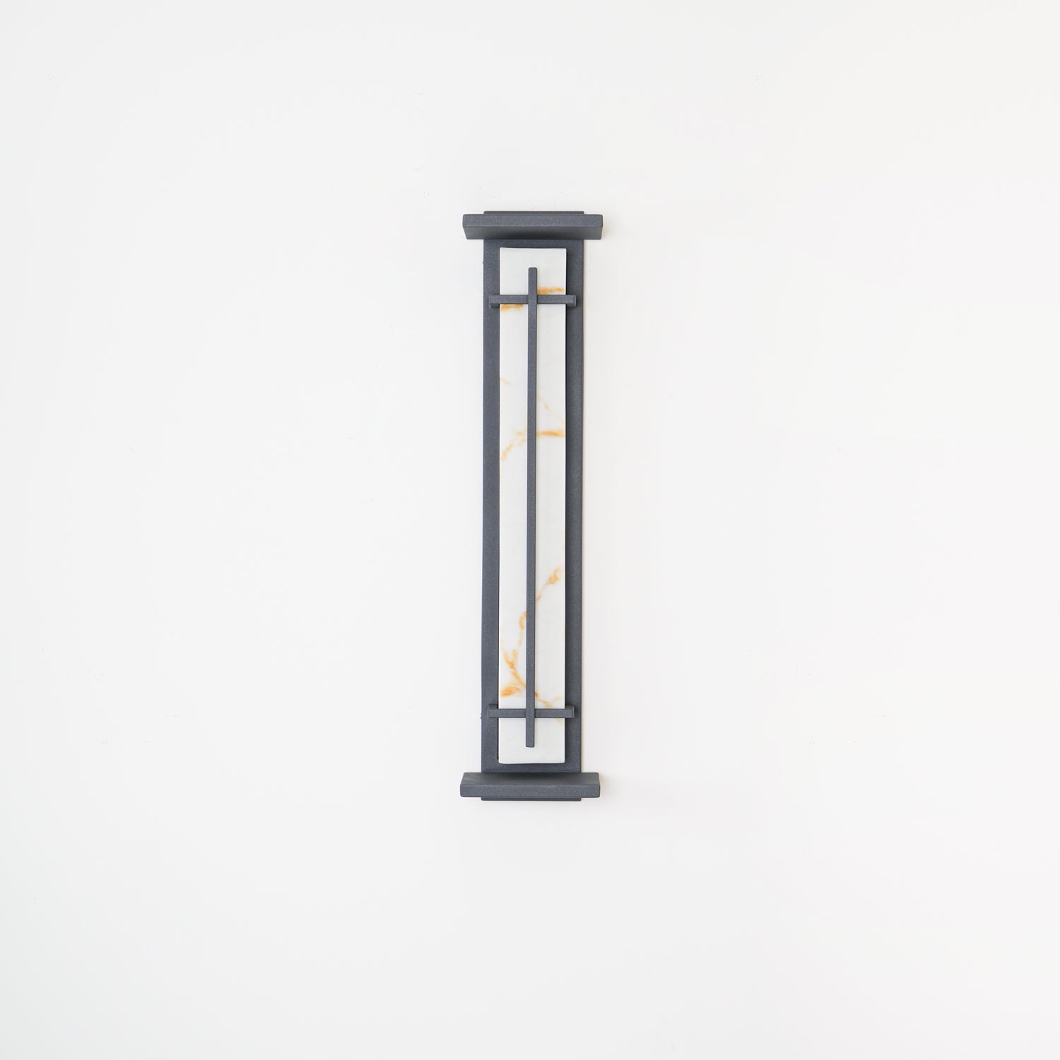 Waterproof LED Outdoor Wall Lamp in Alabaster Design