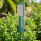 Squirrel-Resistant Metal Bird Feeder for Outdoor Hanging Use