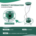 Squirrel-Resistant Metal Bird Feeder for Outdoor Hanging Use