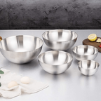 ElegantNest 5-Piece Stainless Steel Mixing Bowl Set