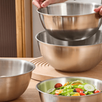 ElegantNest 5-Piece Stainless Steel Mixing Bowl Set