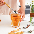 Eco-Friendly Bamboo & Steel Cutlery Collection