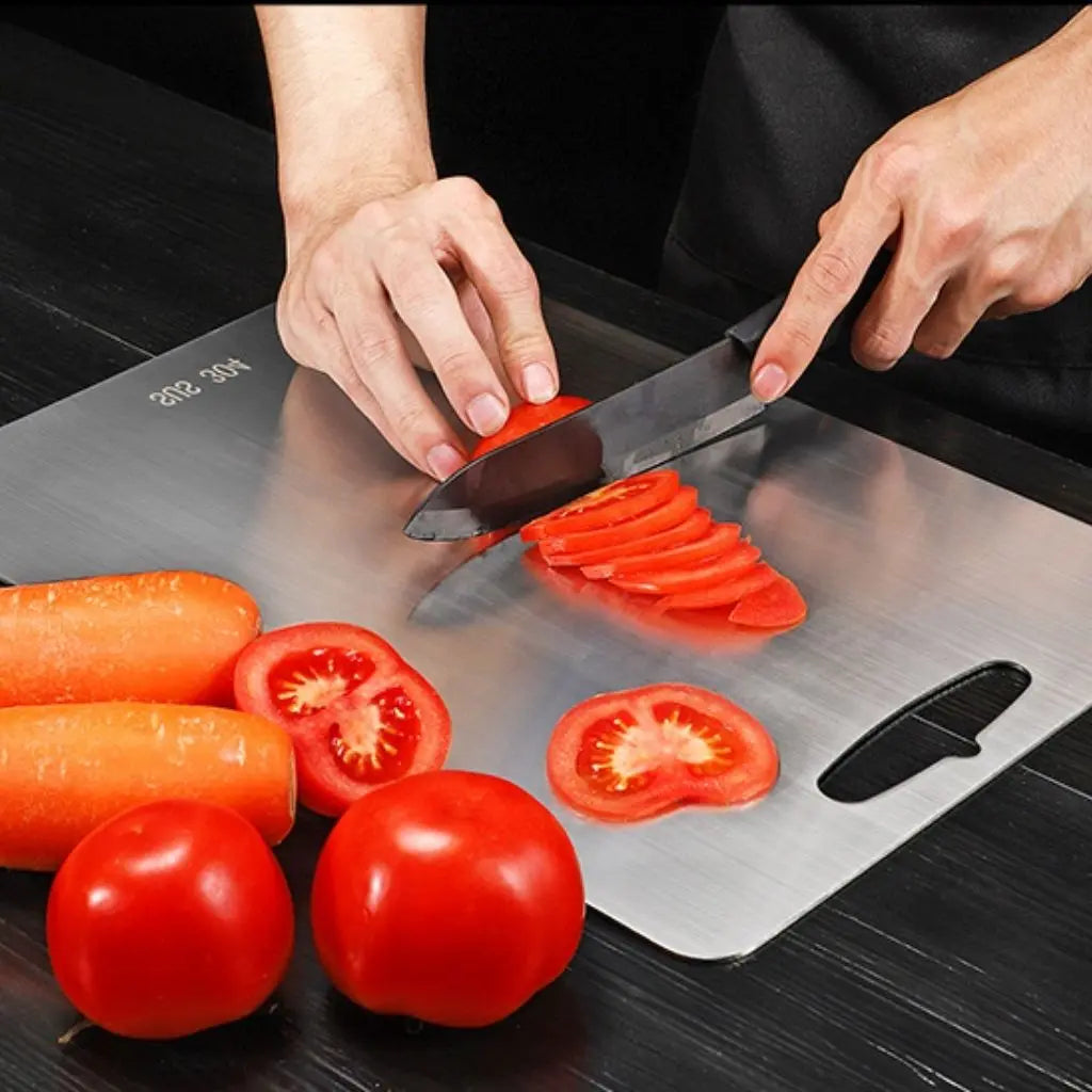 TitaniumPro Stainless Steel Food Prep Board