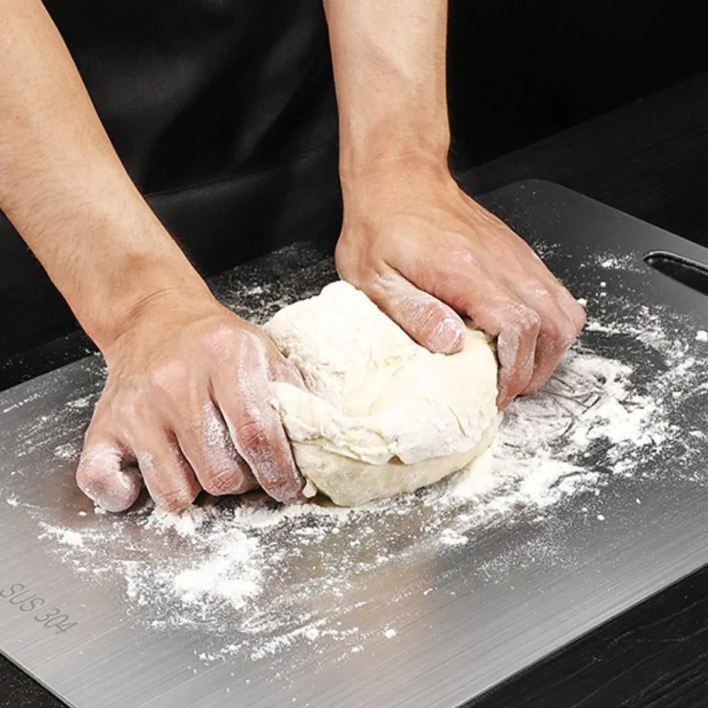 TitaniumPro Stainless Steel Food Prep Board