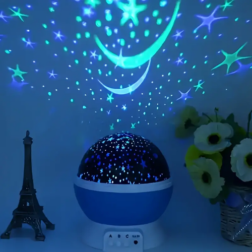 3D Night Light Galaxy Projector with 360° Rotation