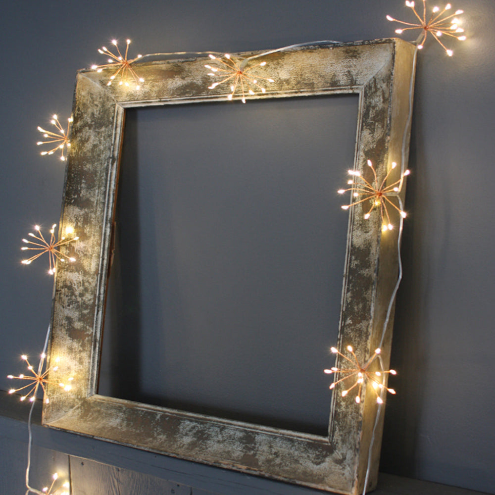 Twinkling Starburst LED String Lights