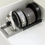 Versatile Stainless Steel Lid Storage Solution