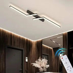Contemporary Stylish Ceiling Fixture with Built-in LED Lighting