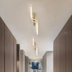 Contemporary Stylish Ceiling Fixture with Built-in LED Lighting