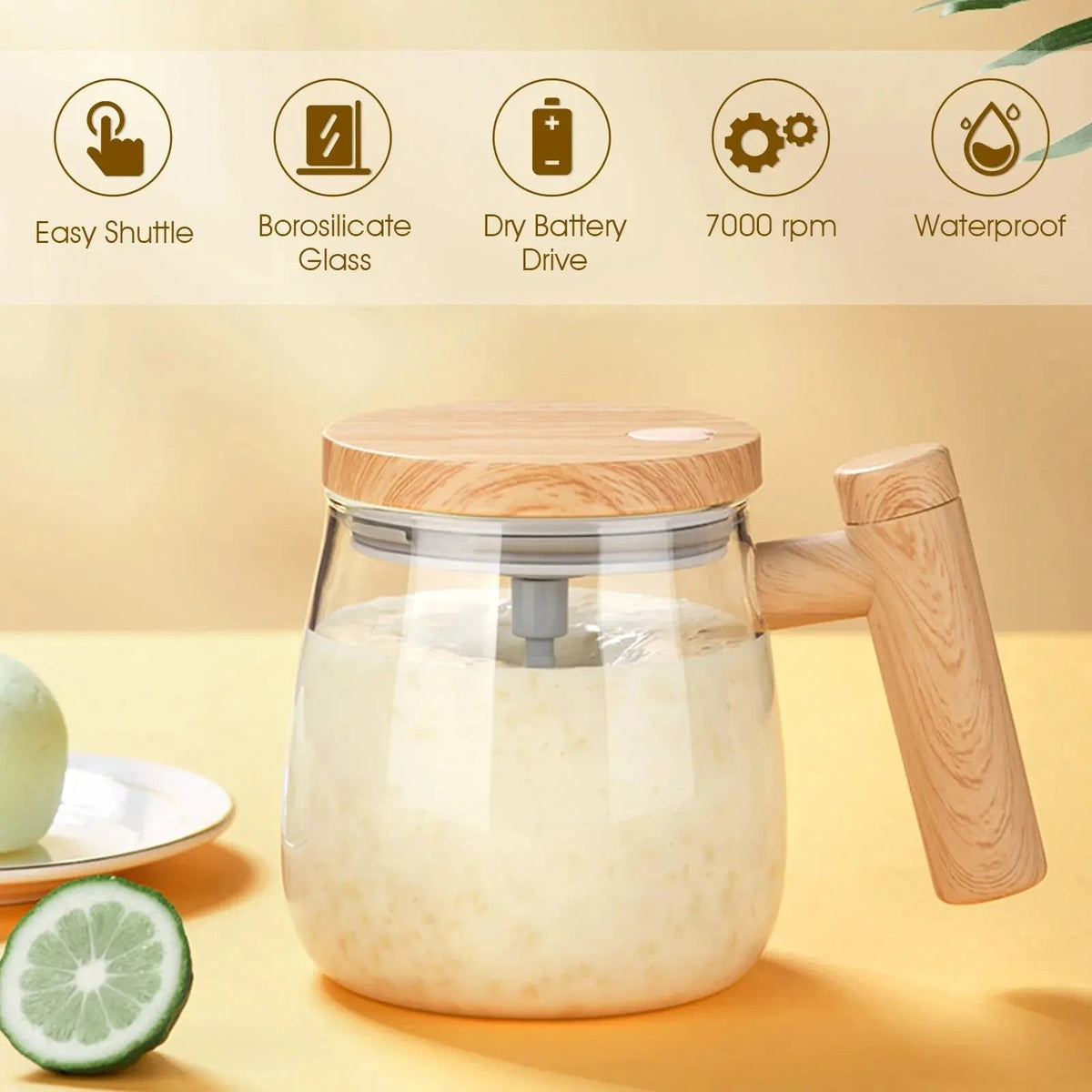 MixMaster - Effortless Self-Stirring Beverage Mug
