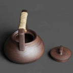 Elegant Japanese-Inspired Ceramic Teapot for Daily Brewing