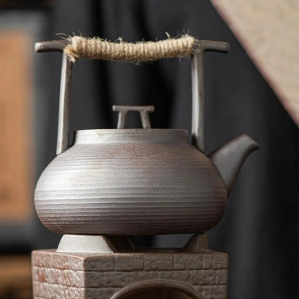 Elegant Japanese-Inspired Ceramic Teapot for Daily Brewing