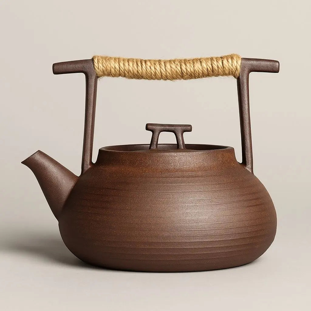 Elegant Japanese-Inspired Ceramic Teapot for Daily Brewing