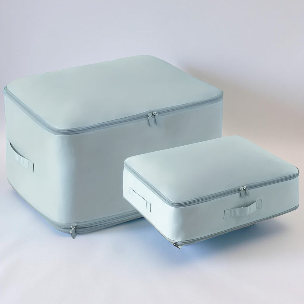 Clothing and Bedding Organizer Bags with Compression for Storage