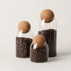 Elegant Glass Canister Trio for Your Kitchen Needs