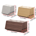 Multi-Tier Wooden Storage Cabinet with Doors for Bedroom and Living Room