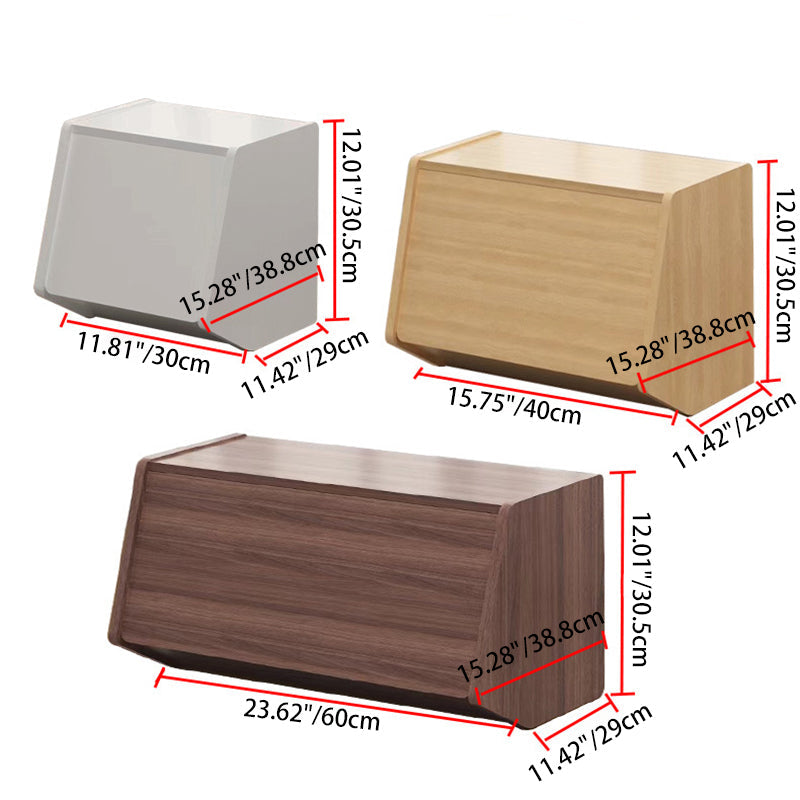 Multi-Tier Wooden Storage Cabinet with Doors for Bedroom and Living Room
