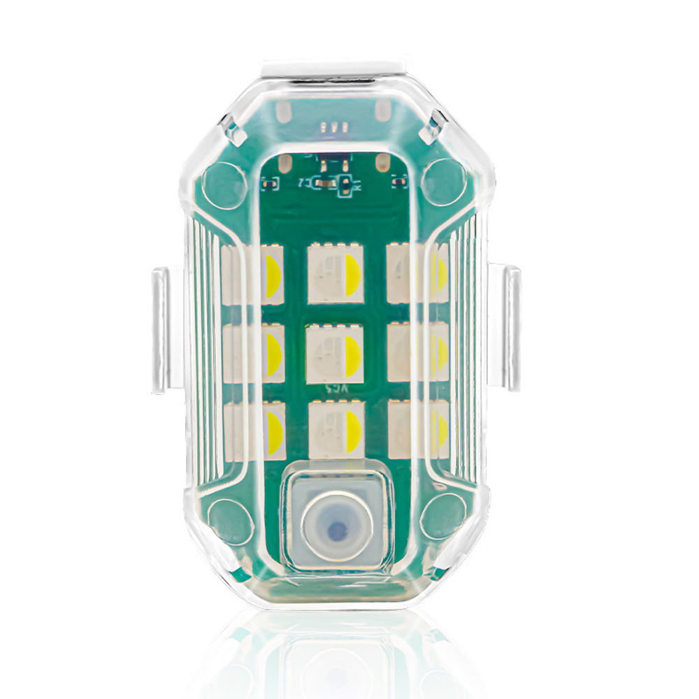 LED Vehicle Warning Flashers with Remote Control and USB Strobe Lights
