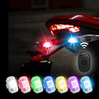 LED Vehicle Warning Flashers with Remote Control and USB Strobe Lights