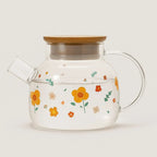 Floral Harmony Borosilicate Glass Tea Brewing Collection