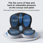 Memory Foam Chair Pad with Back Support Cushion