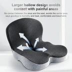 Memory Foam Chair Pad with Back Support Cushion