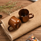 Eco-Friendly Artisan Wooden Coffee Cup