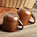 Eco-Friendly Artisan Wooden Coffee Cup