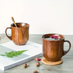 Eco-Friendly Artisan Wooden Coffee Cup