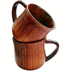 Eco-Friendly Artisan Wooden Coffee Cup