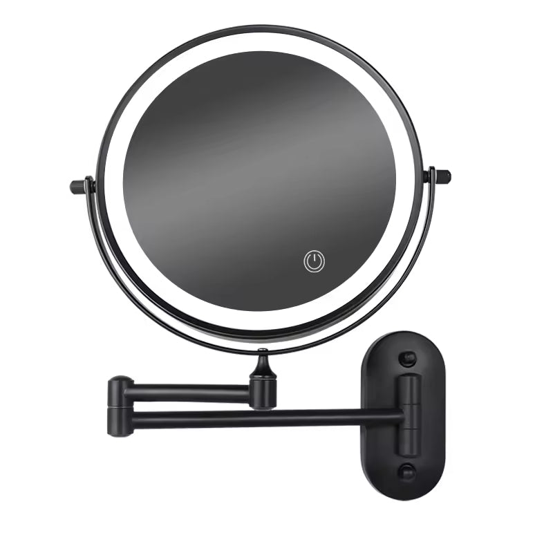 LuxeLight Illuminated Makeup Mirror - Touch Control & Dual Zoom