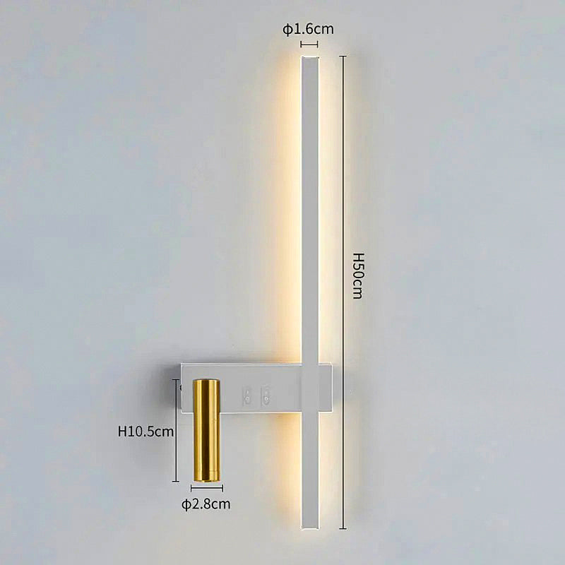 Adjustable Reading Head Swivel LED Wall Light