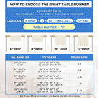 Contemporary Table Runner for Dining Table Decoration at Home