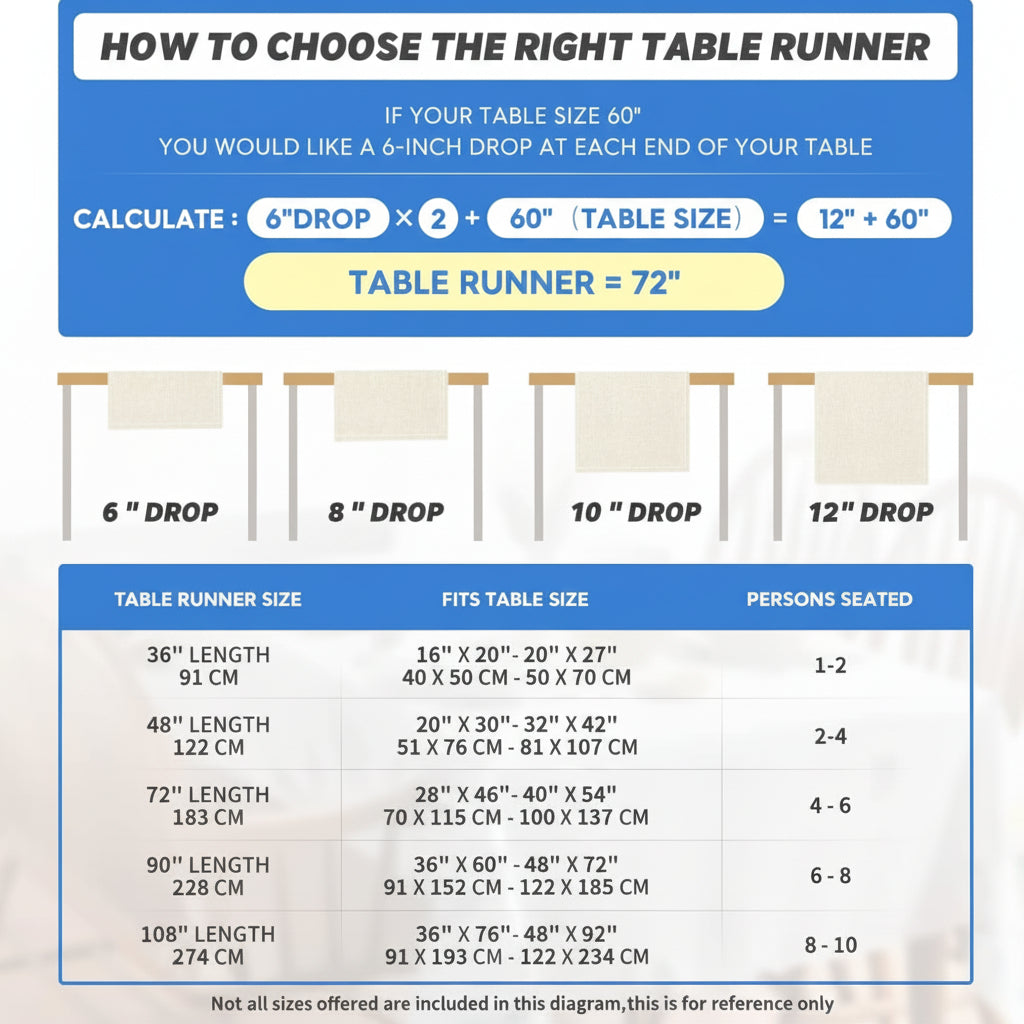 Contemporary Table Runner for Dining Table Decoration at Home
