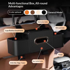 Multifunctional Seat Back Storage Box with Cup Holder for Cars