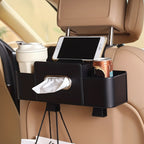 Multifunctional Seat Back Storage Box with Cup Holder for Cars