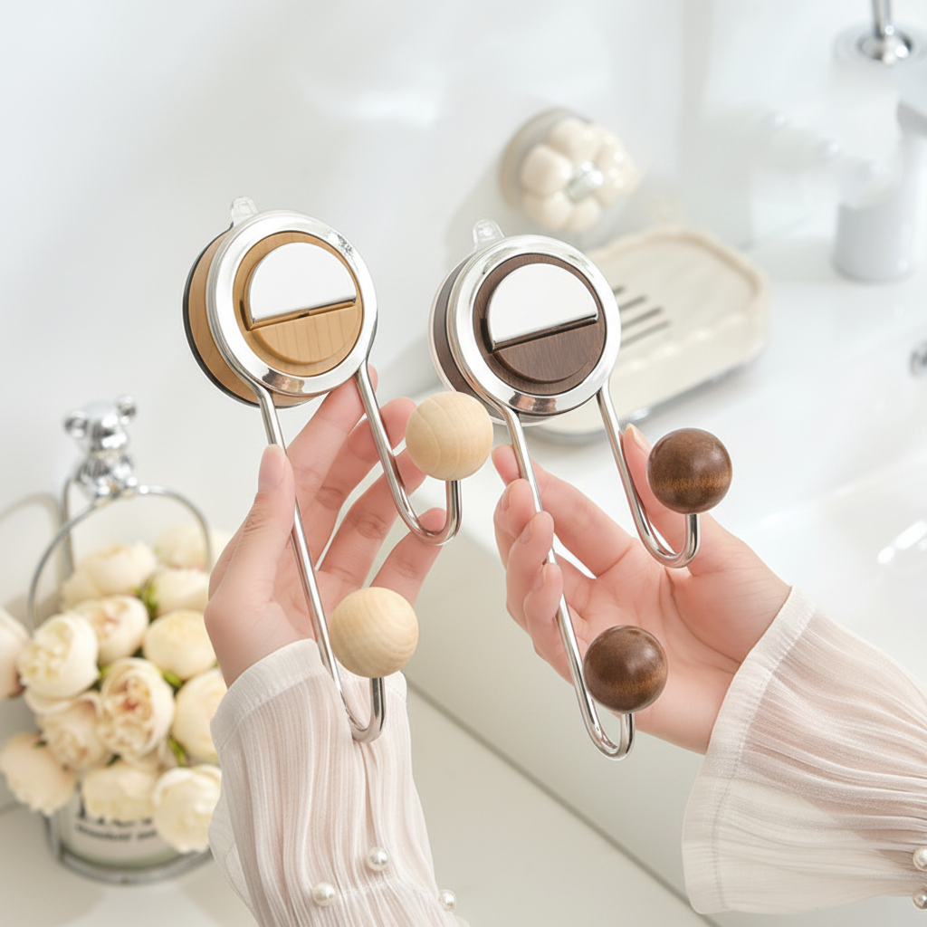 Wall-Mounted Stainless Steel Toilet Paper Dispenser with Self-Adhesive