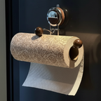 Wall-Mounted Stainless Steel Toilet Paper Dispenser with Self-Adhesive