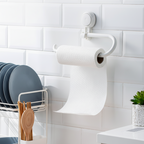 Wall-Mounted Stainless Steel Toilet Paper Dispenser with Self-Adhesive