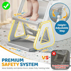 Adjustable Height Step Ladder for Toddler Toilet Training Seat