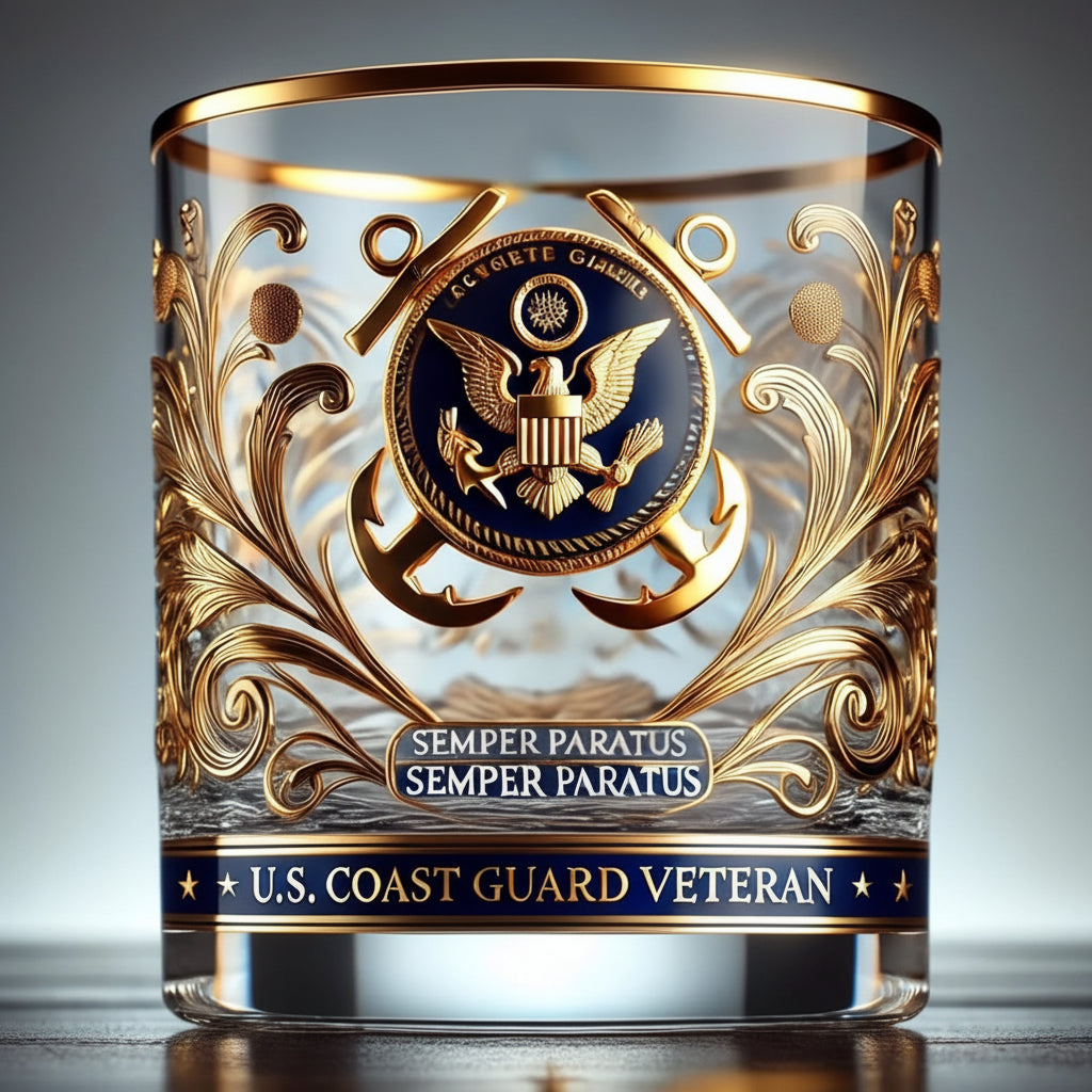 Engraved Glass Memorial Decor for Honoring Veterans