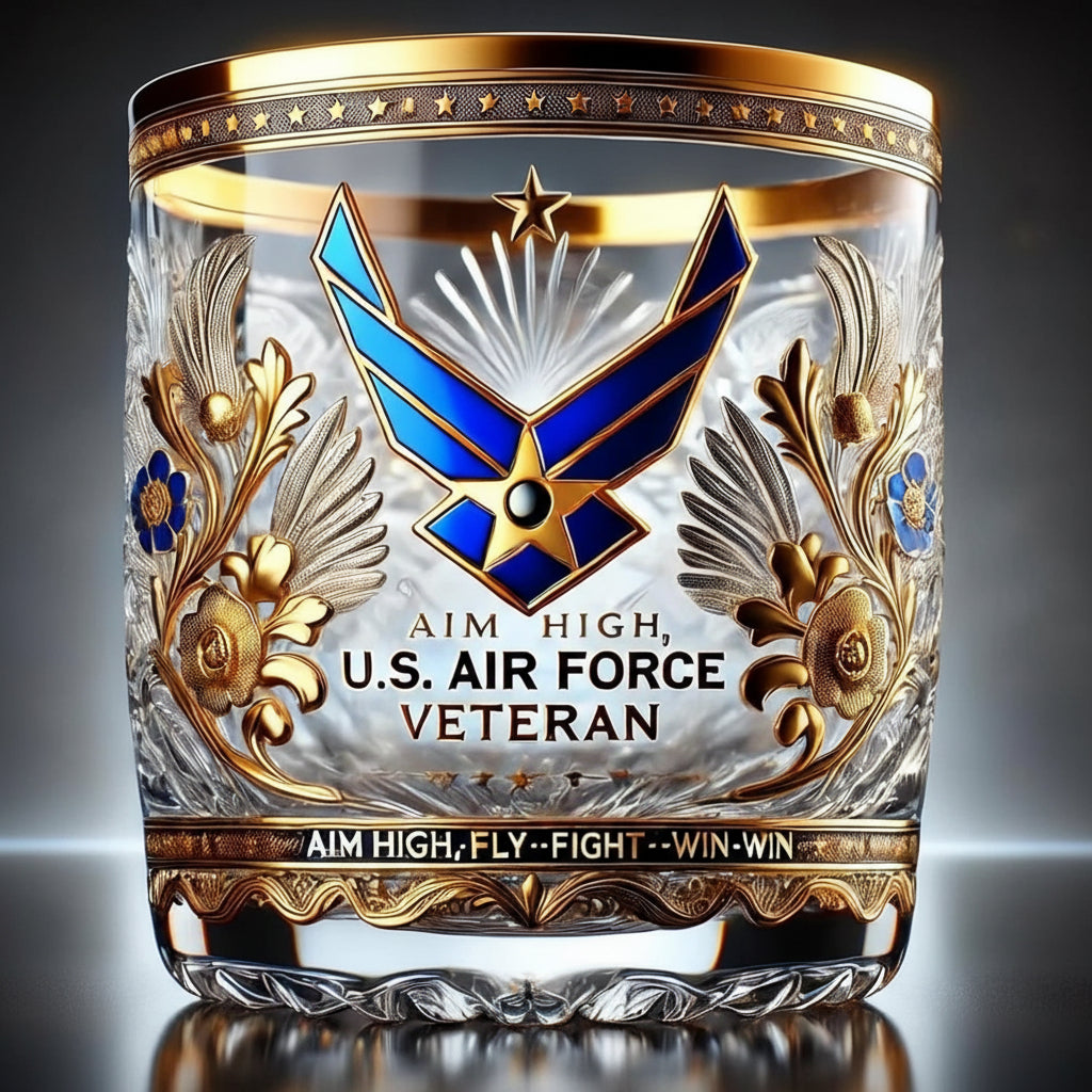 Engraved Glass Memorial Decor for Honoring Veterans