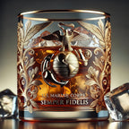 Engraved Glass Memorial Decor for Honoring Veterans